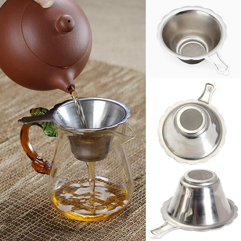 Loose Leaf Tea Infuser - Tea MeshReusable Tea Strainer Teapot Stainless